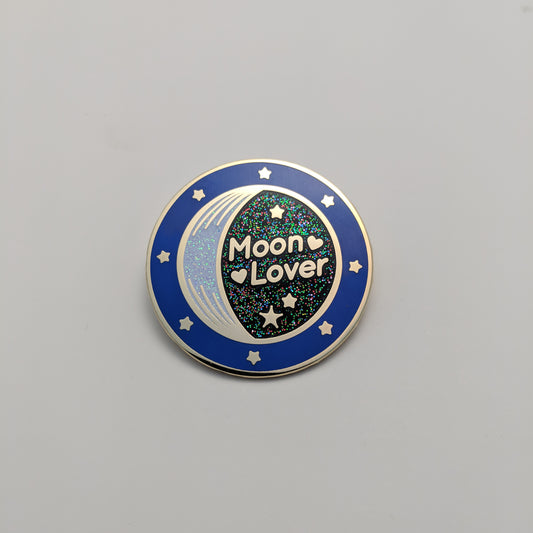 Moon Lover Enamel Pin - Limited Edition