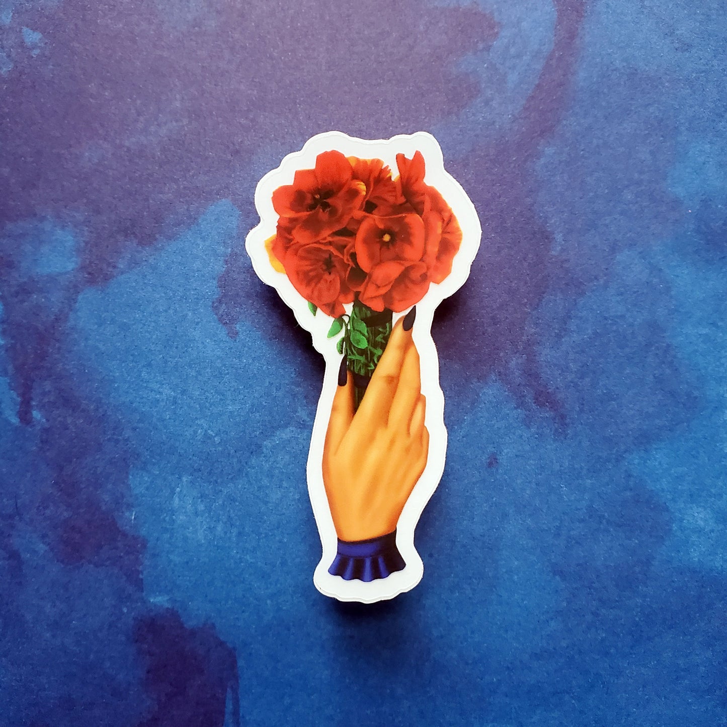 Bouquet of Eternal Slumber Sticker