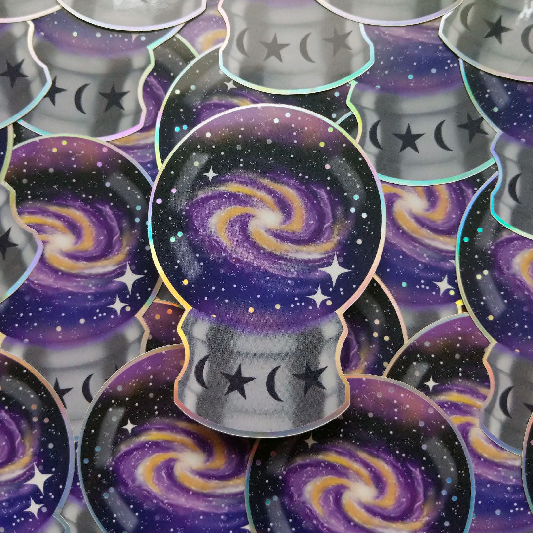 Cosmic Crystal Ball Sticker