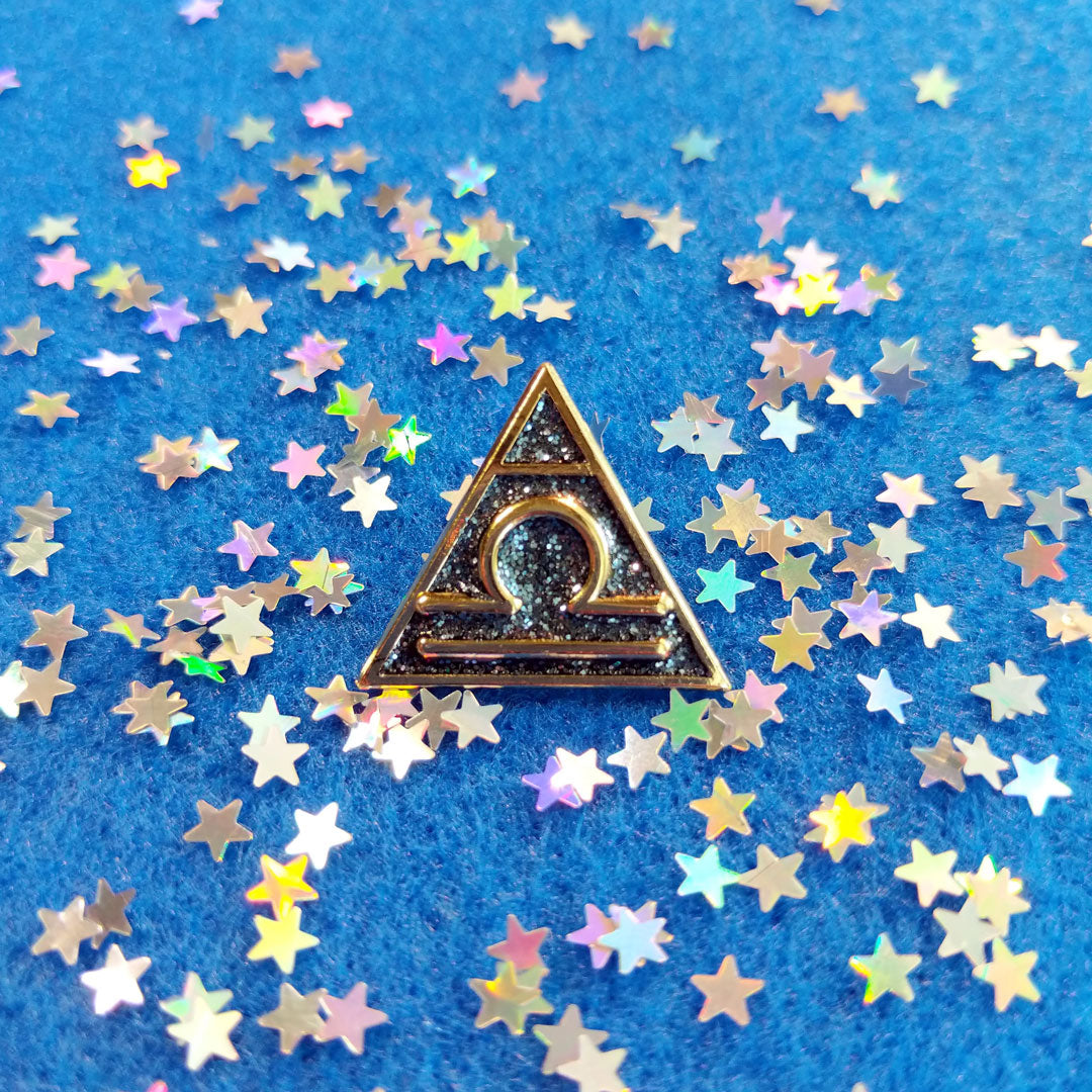 Libra Air Soft Enamel Pin