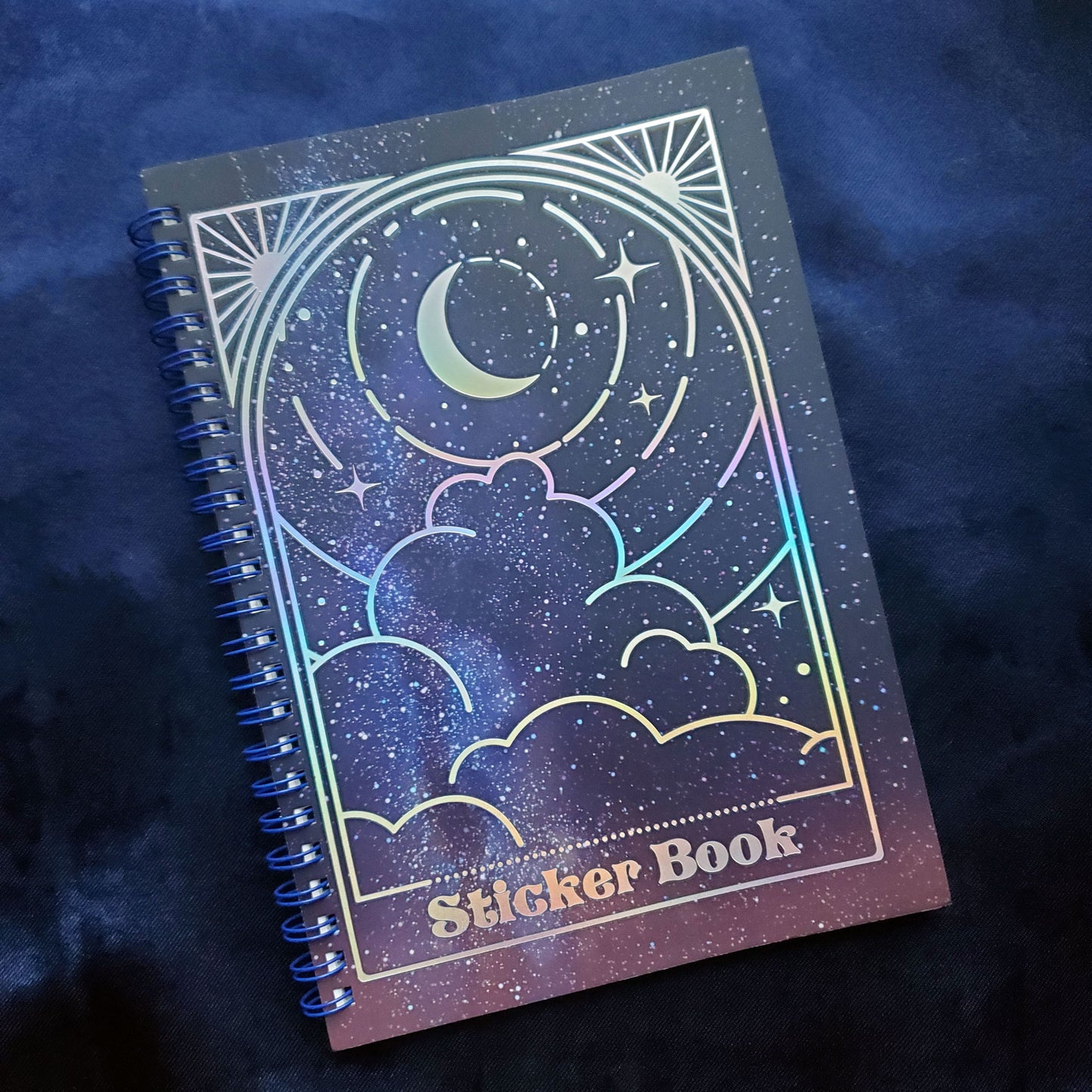 Crescent Moon & Clouds Sticker Book