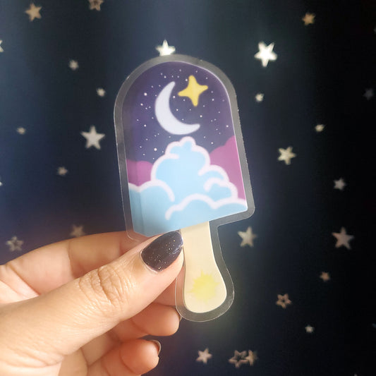 Celestial Popsicle Sticker