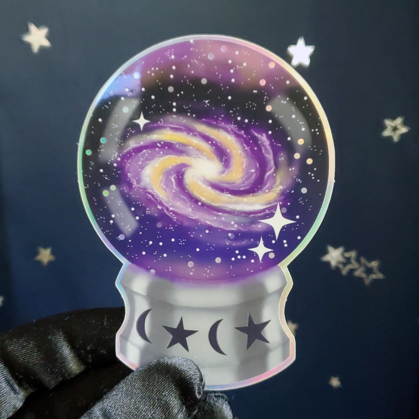 Cosmic Crystal Ball Sticker