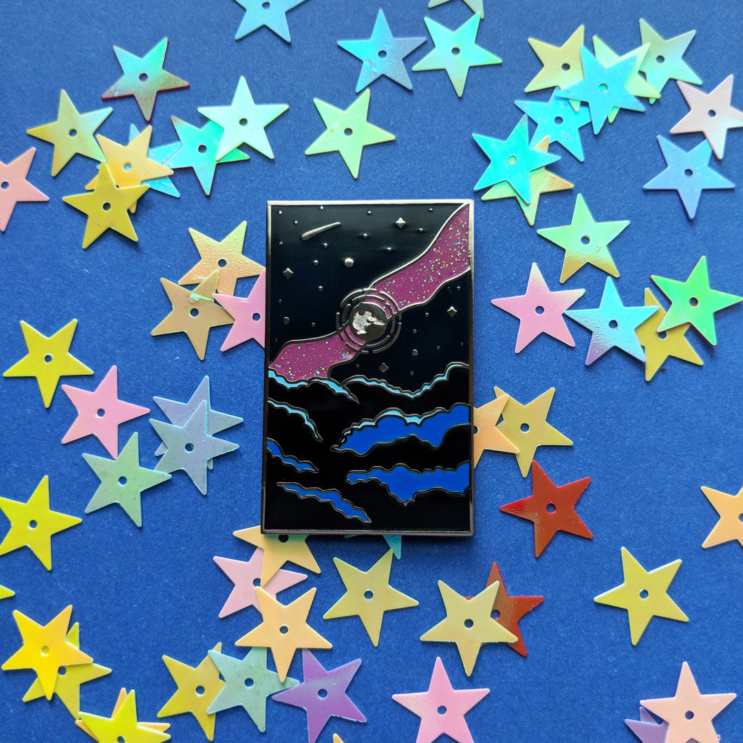 Magical Night Sky Enamel Pin