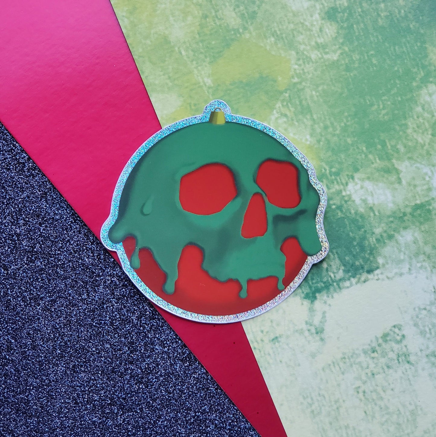 Skull Ornament Sticker